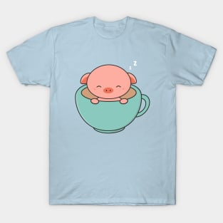 Adorable Teacup Pig Is Kawaii and Cute T-Shirt